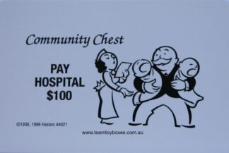 PARTS ONLY - Monopoly Board Game 2006 Hasbro Version - #9 Community Chest Card Only
