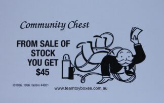 PARTS ONLY - Monopoly Board Game 2006 Hasbro Version - #10 Community Chest Card Only