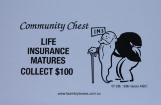 PARTS ONLY - Monopoly Board Game 2006 Hasbro Version - #12 Community Chest Card Only