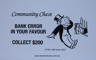 PARTS ONLY - Monopoly Board Game 2006 Hasbro Version - #16 Community Chest Card Only