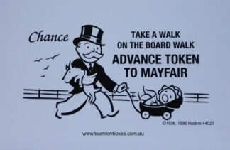 PARTS ONLY - Monopoly Board Game 2006 Hasbro Version - #8 Chance Card Only