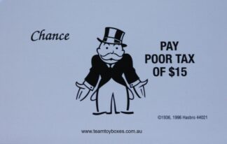 PARTS ONLY - Monopoly Board Game 2006 Hasbro Version - #9 Chance Card Only