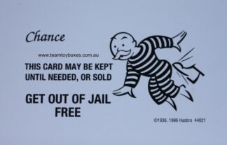 PARTS ONLY - Monopoly Board Game 2006 Hasbro Version - #10 Chance Card Only