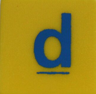 PARTS ONLY - Scrabble Junior Board Game - (1) Plastic Letter D Only