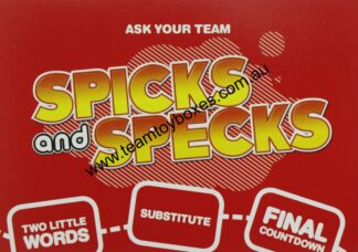PARTS ONLY - Spicks And Specks The Board Game - (1) Pack of 42 "Two Little Words" Question Cards Only