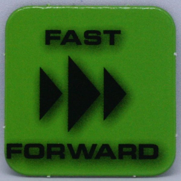 PARTS ONLY - The Amazing Race Board Game - (1) Fast Forward Tile Only