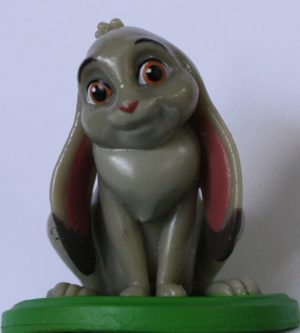PARTS ONLY - Sofia The First Monopoly Junior Board Game - English and French Edition - (1) Clover The Rabbit Character Mover Only