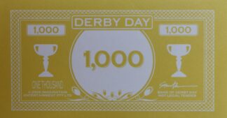 PARTS ONLY - Derby Day DVD Game - (1) Pack of 10 $1,000 Notes Only