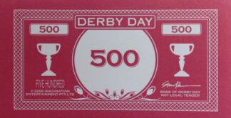 PARTS ONLY - Derby Day DVD Game - (1) Pack of 10 $500 Notes Only