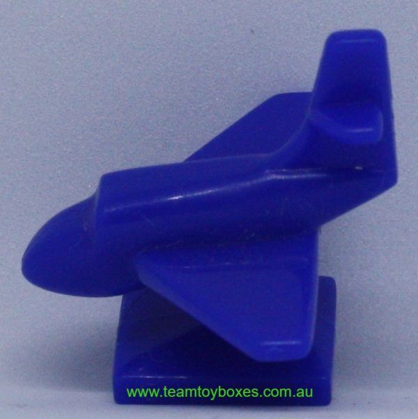 PARTS ONLY - The Amazing Race Board Game - (1) Blue Airplane Pawn Only