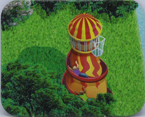 PARTS ONLY - RollerCoaster Tycoon Board Game - (1) Spiral Slide Attraction Marker Only