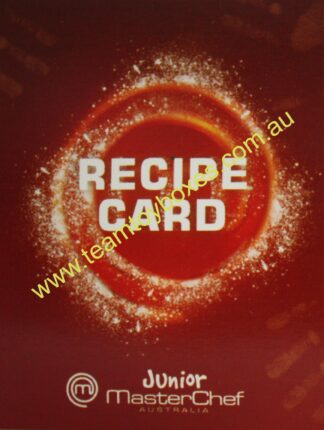 PARTS ONLY - Junior Master Chef Australia - (1) Pack of 24 Recipe Cards Only