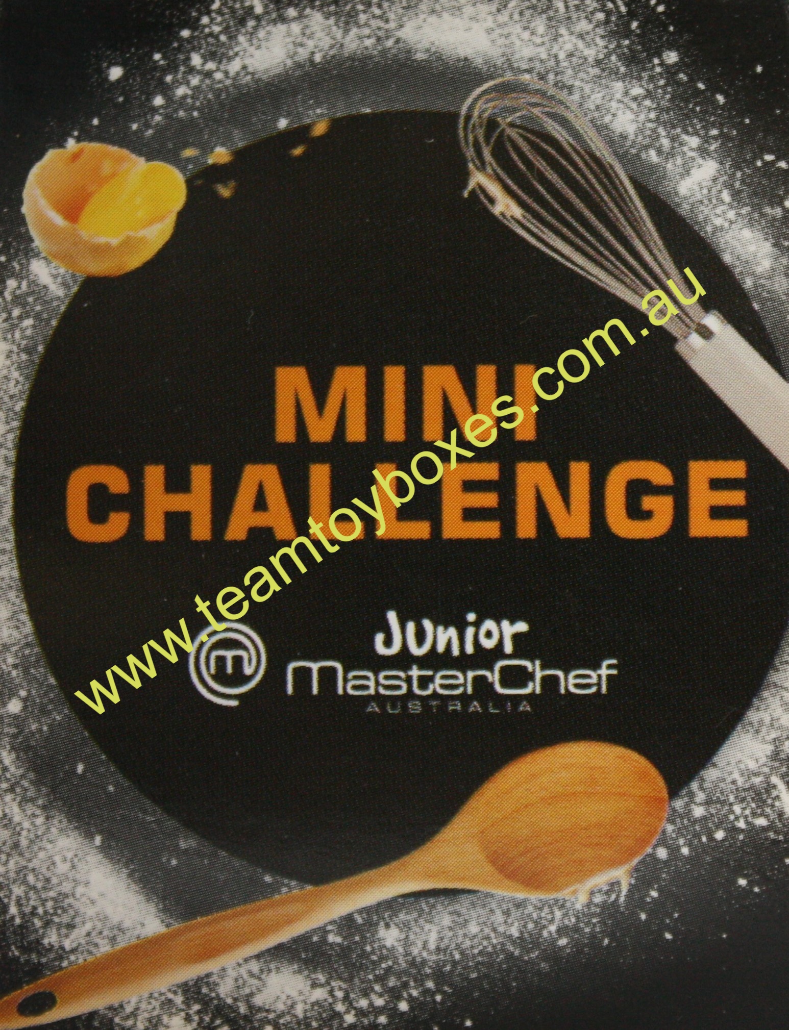 PARTS ONLY - Junior Master Chef Australia - Pack of (9) Mini Challenge Cards Only