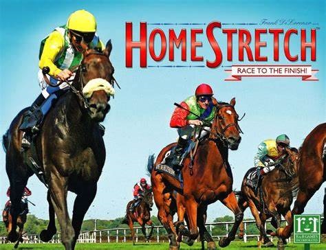 Home Stretch Horse Racing Board Game