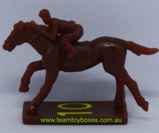 PARTS ONLY - Home Stretch Horse Racing Board Game - (1) No. 10 Plastic Racehorse Only (New)