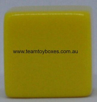 PARTS ONLY - Home Stretch Horse Racing Board Game - (1) Yellow Scoring Cube Only (New)