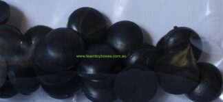 PARTS ONLY - Anti - Monopoly Board Game - Pack (27) Black Accusation Counters Only