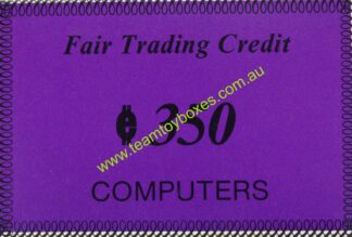 PARTS ONLY - Anti - Monopoly Board Game - (1) Computers €350 Fair Trading Credit Card Only