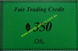 PARTS ONLY - Anti - Monopoly Board Game - (1) Oil €350 Fair Trading Credit Card Only