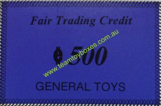 PARTS ONLY - Anti - Monopoly Board Game - (1) General Toys €500 Fair Trading Credit Card Only