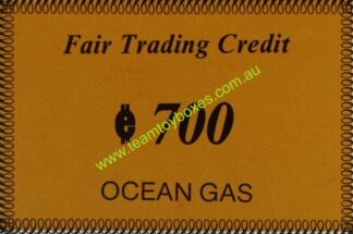 PARTS ONLY - Anti - Monopoly Board Game - (1) Ocean Gas €700 Fair Trading Credit Card Only