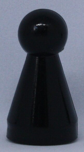 PARTS ONLY - Anti - Monopoly Board Game - (1) Black Game Marker Only