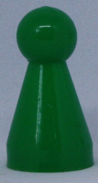 PARTS ONLY - Anti - Monopoly Board Game - (1) Green Game Marker Only