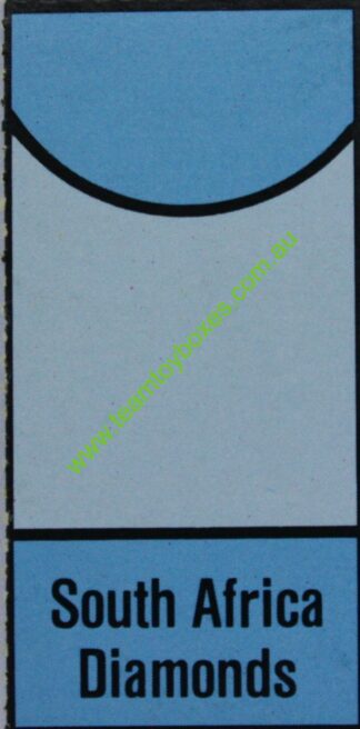 PARTS ONLY - Anti - Monopoly Board Game - (1) South Africa Diamonds Accusation Card Only