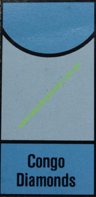 PARTS ONLY - Anti - Monopoly Board Game - (1) Congo Diamonds Accusation Card Only