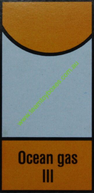 PARTS ONLY - Anti - Monopoly Board Game - (1) Ocean Gas III Accusation Card Only