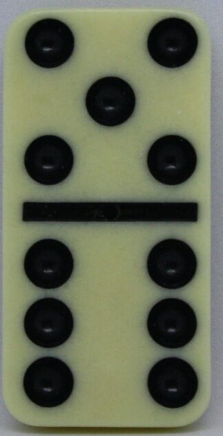 PARTS ONLY - Learn Dominoes Game - (1) Plastic Domino Tile Only