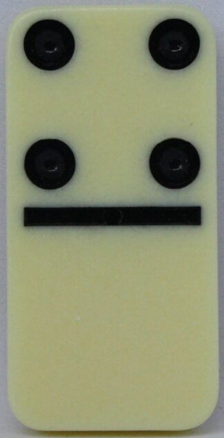 PARTS ONLY - Learn Dominoes Game - (1) Plastic Domino Tile Only