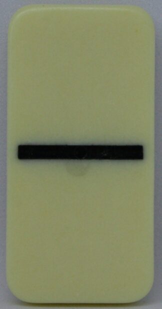 PARTS ONLY - Learn Dominoes Game - (1) Plastic Domino Tile Only