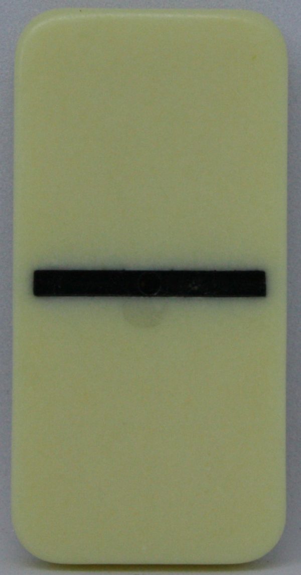 PARTS ONLY - Learn Dominoes Game - (1) Plastic Domino Tile Only