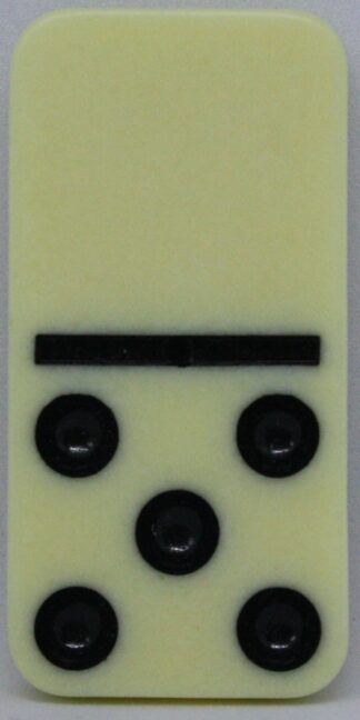 PARTS ONLY - Learn Dominoes Game - (1) Plastic Domino Tile Only