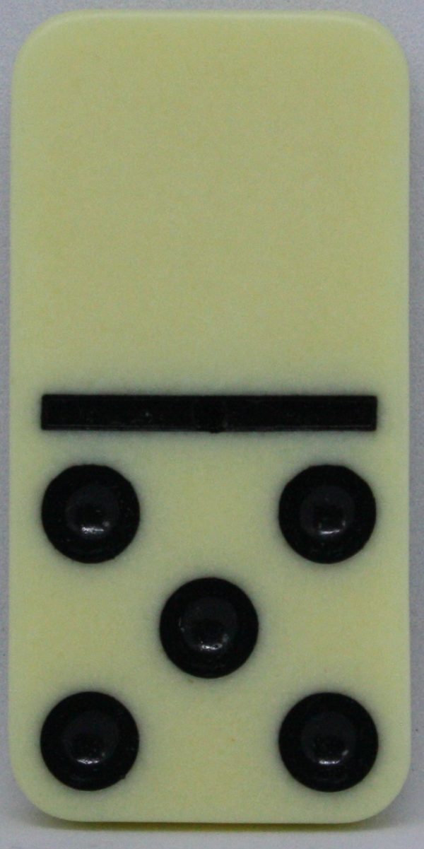PARTS ONLY - Learn Dominoes Game - (1) Plastic Domino Tile Only