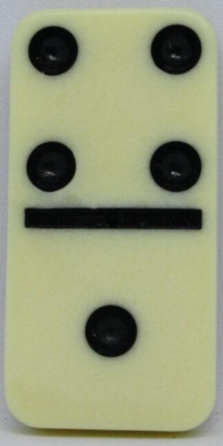 PARTS ONLY - Learn Dominoes Game - (1) Plastic Domino Tile Only