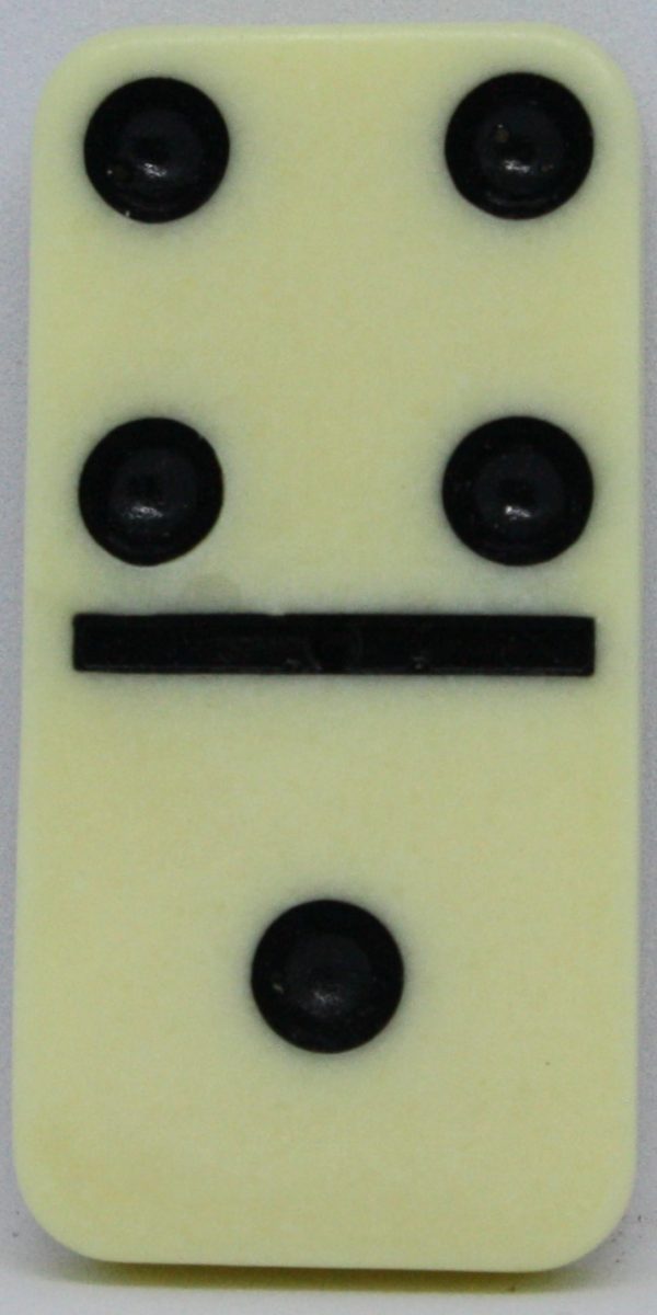 PARTS ONLY - Learn Dominoes Game - (1) Plastic Domino Tile Only