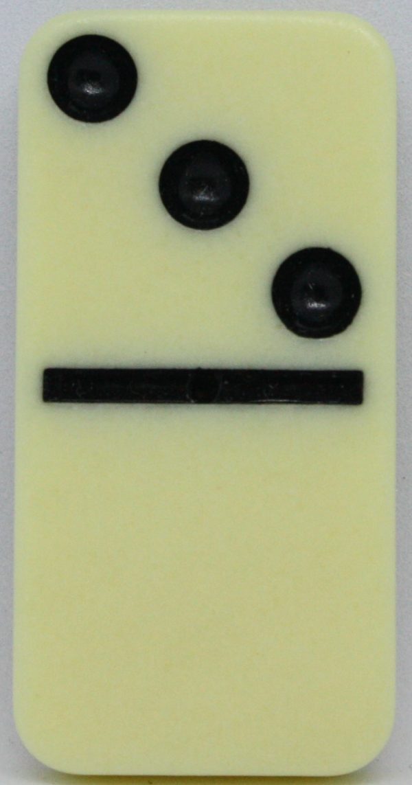 PARTS ONLY - Learn Dominoes Game - (1) Plastic Domino Tile Only