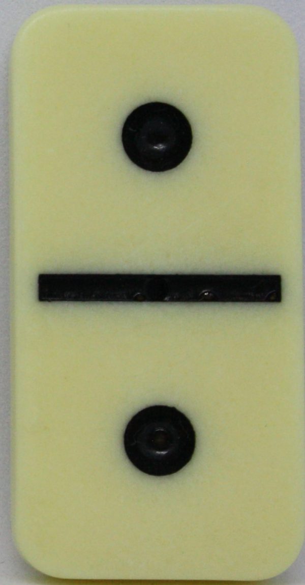 PARTS ONLY - Learn Dominoes Game - (1) Plastic Domino Tile Only