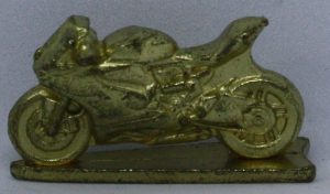 PARTS ONLY - Monopoly Empire Gold Edition Board Game - (1) Gold Ducati Token Only