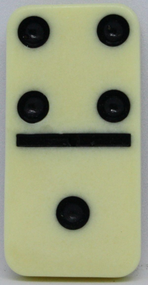 PARTS ONLY - Learn Dominoes Game - (1) Plastic Domino Tile Only