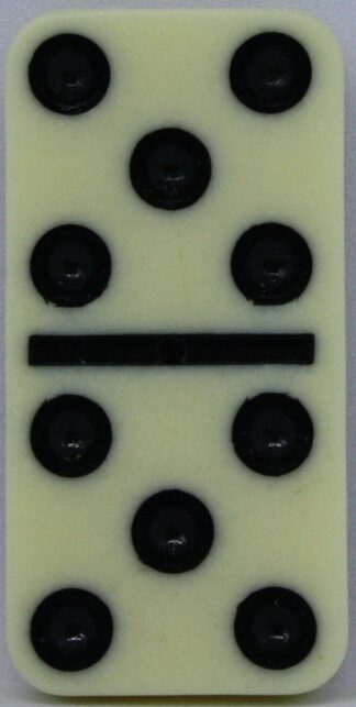 PARTS ONLY - Learn Dominoes Game - (1) Plastic Domino Tile Only