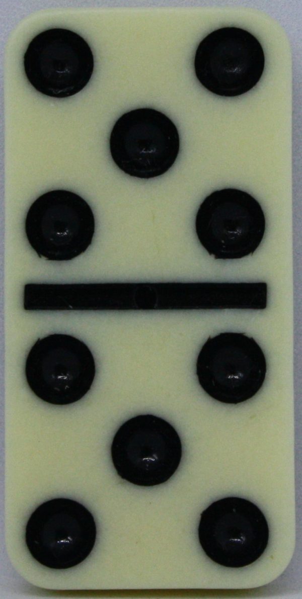 PARTS ONLY - Learn Dominoes Game - (1) Plastic Domino Tile Only