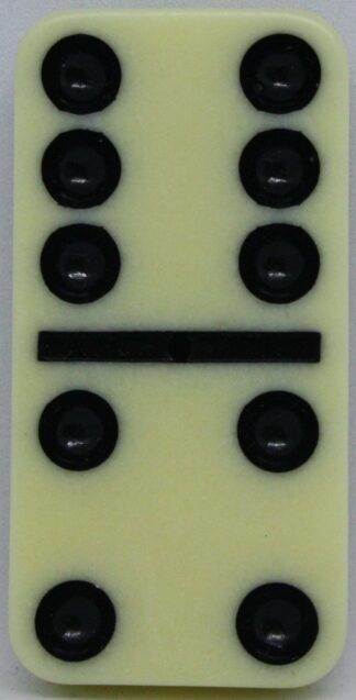 PARTS ONLY - Learn Dominoes Game - (1) Plastic Domino Tile Only
