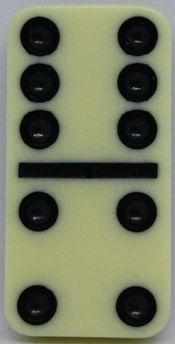 PARTS ONLY - Learn Dominoes Game - (1) Plastic Domino Tile Only