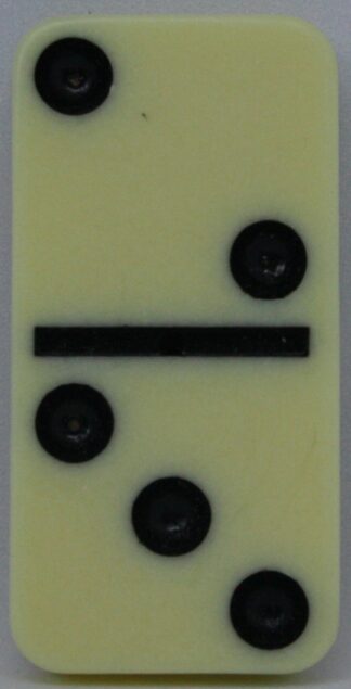 PARTS ONLY - Learn Dominoes Game - (1) Plastic Domino Tile Only