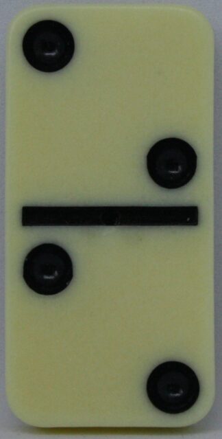PARTS ONLY - Learn Dominoes Game - (1) Plastic Domino Tile Only