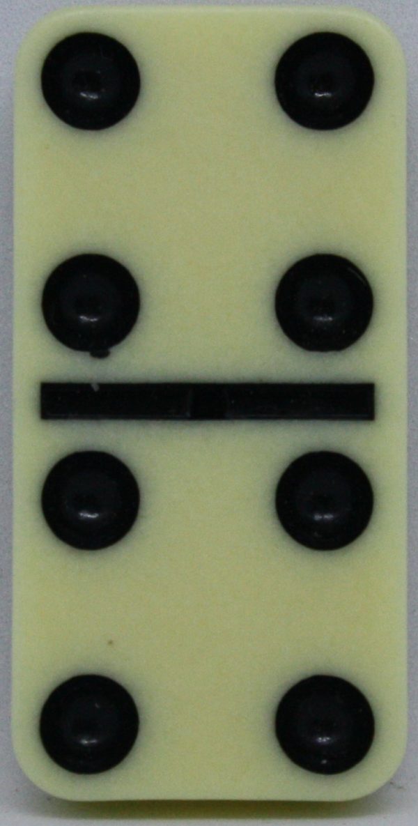 PARTS ONLY - Learn Dominoes Game - (1) Plastic Domino Tile Only