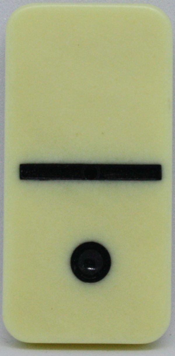 PARTS ONLY - Learn Dominoes Game - (1) Plastic Domino Tile Only